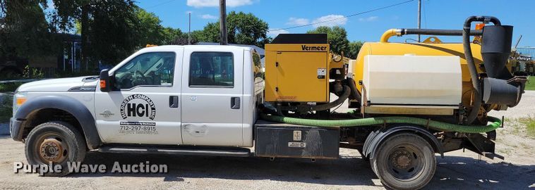 image for item DX7422 2015 Ford F550 Super Duty XL Crew Cab vacuum truck