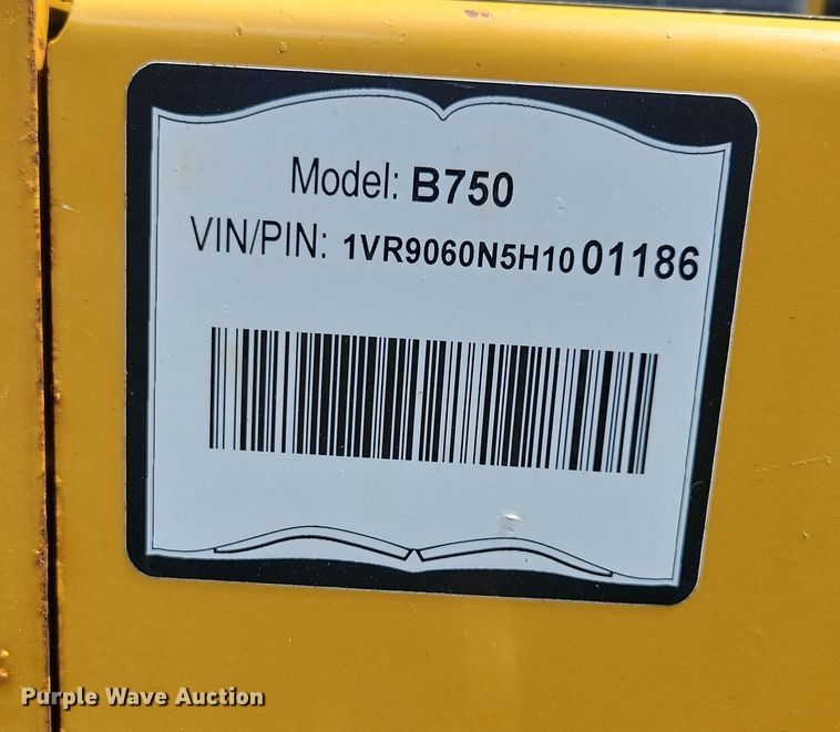 image for item DX7426 Vermeer B750 backhoe attachment