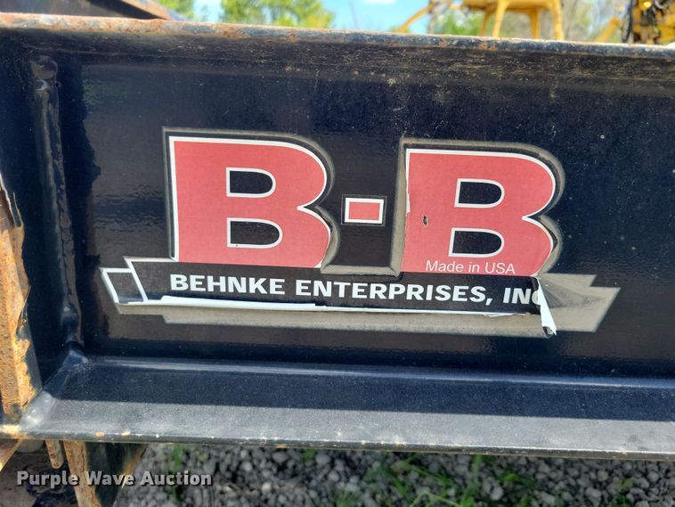 image for item DX7427 2017 B-B Trailers FB8X31TPT equipment trailer