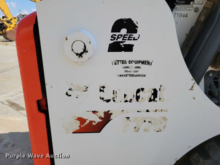 image for item DX7457 2021 Bobcat T770 tracked skid steer loader