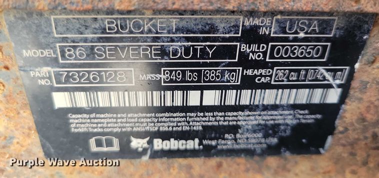 image for item DX7457 2021 Bobcat T770 tracked skid steer loader