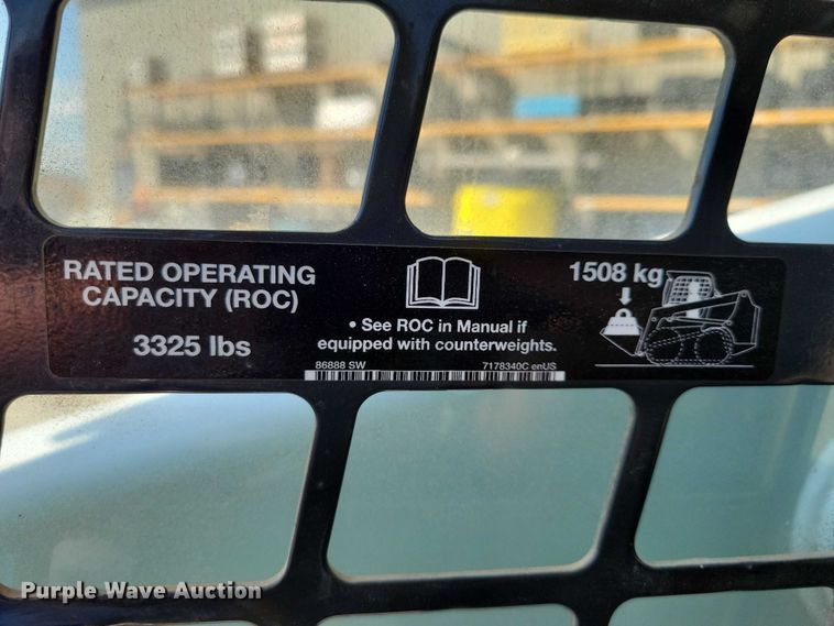 image for item DX7457 2021 Bobcat T770 tracked skid steer loader