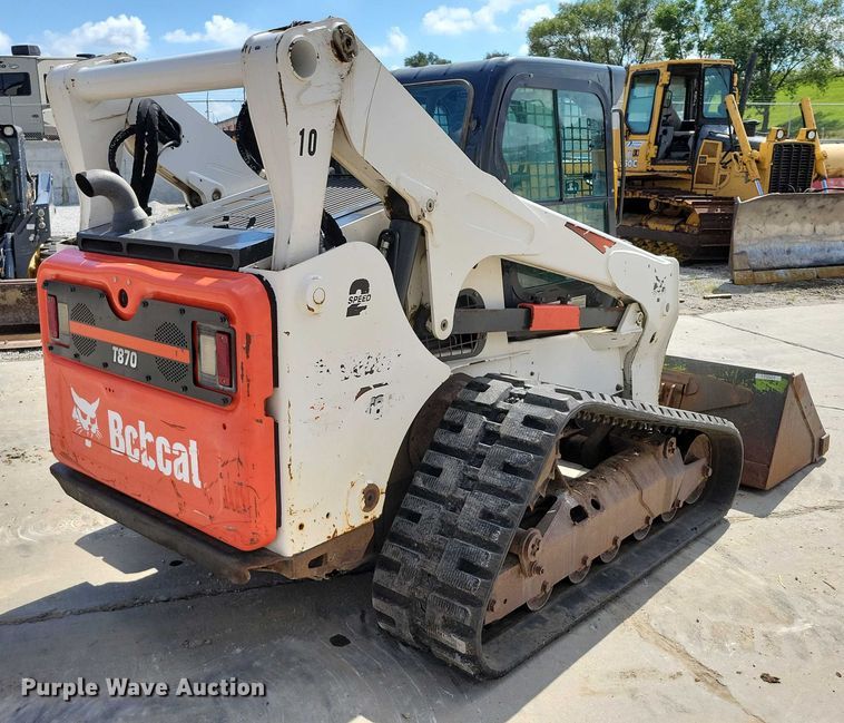 image for item DX7458 2021 Bobcat T870 tracked skid steer loader
