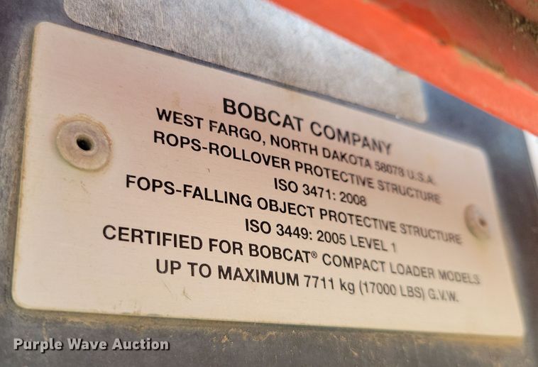 image for item DX7458 2021 Bobcat T870 tracked skid steer loader