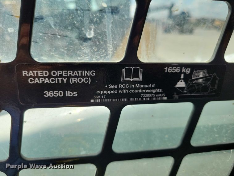 image for item DX7458 2021 Bobcat T870 tracked skid steer loader