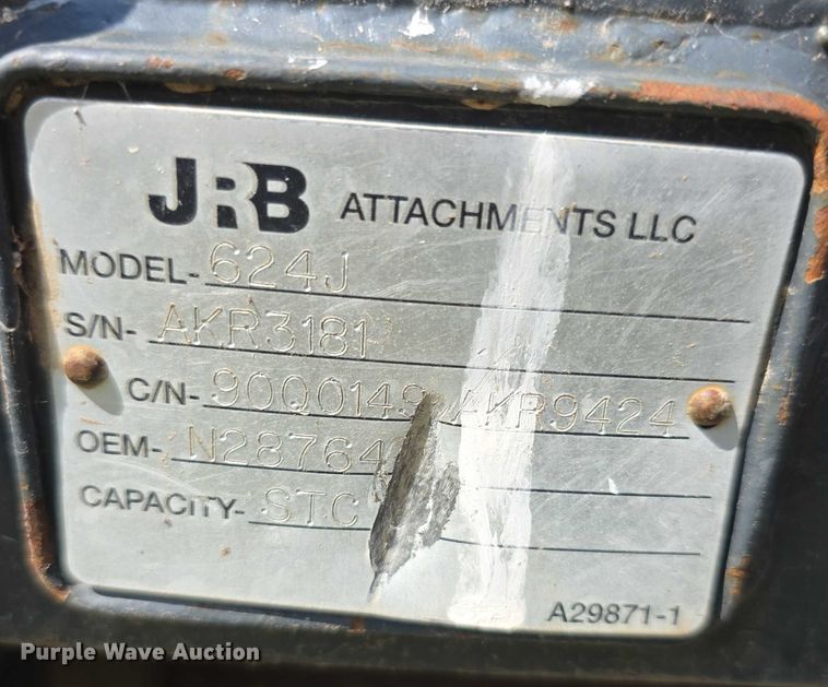 image for item DZ6139 JRB  624J grapple forks