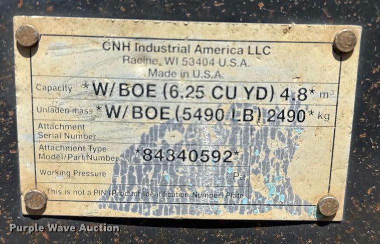 image for item DZ8928 Case bucket