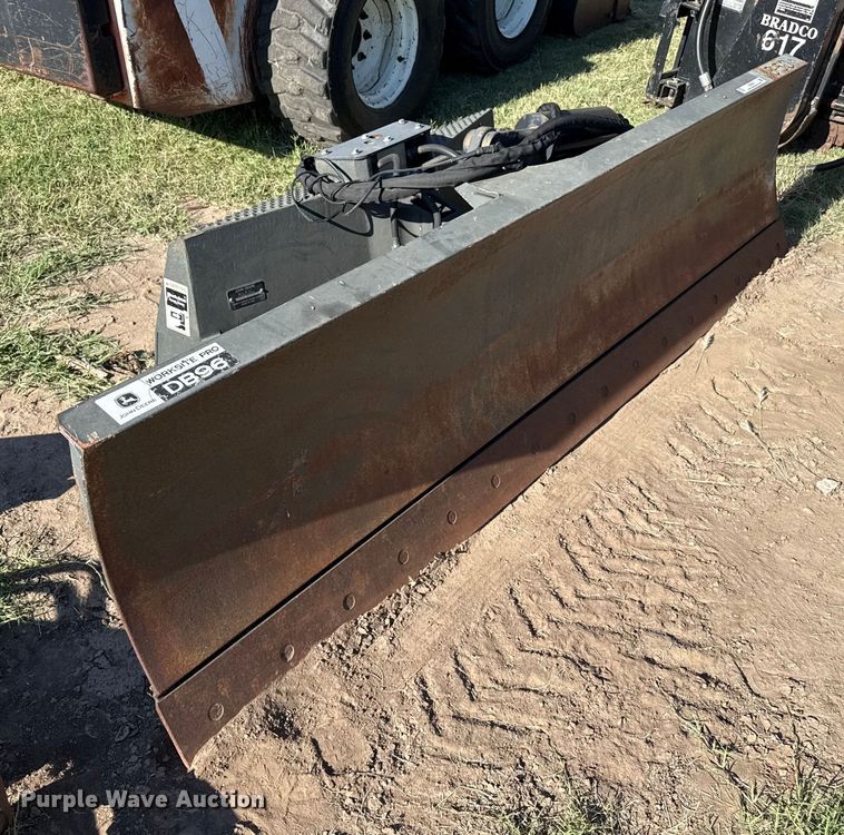 image for item DZ8935 John Deere DB96 skid steer dozer blade