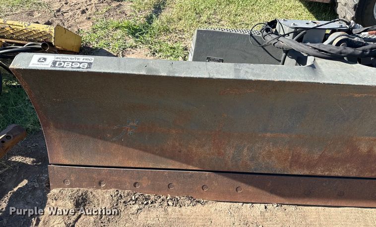 image for item DZ8935 John Deere DB96 skid steer dozer blade