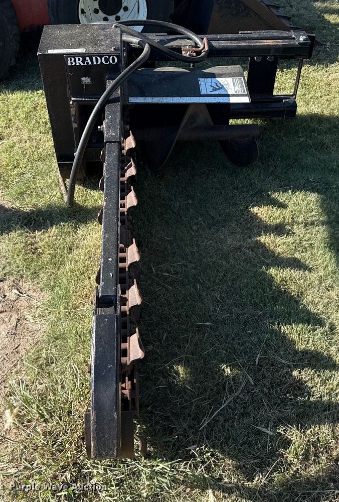 image for item DZ8936 Bradco 617 skid steer trencher