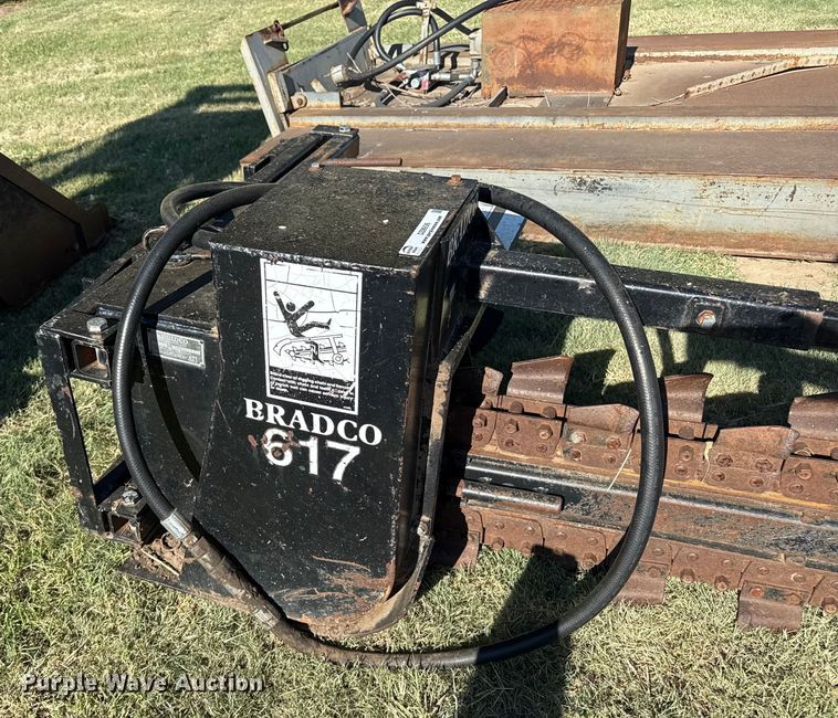 image for item DZ8936 Bradco 617 skid steer trencher