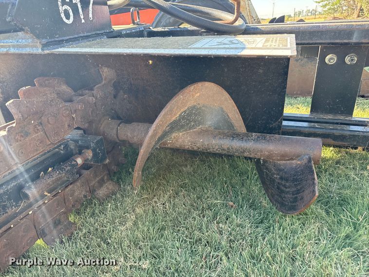 image for item DZ8936 Bradco 617 skid steer trencher