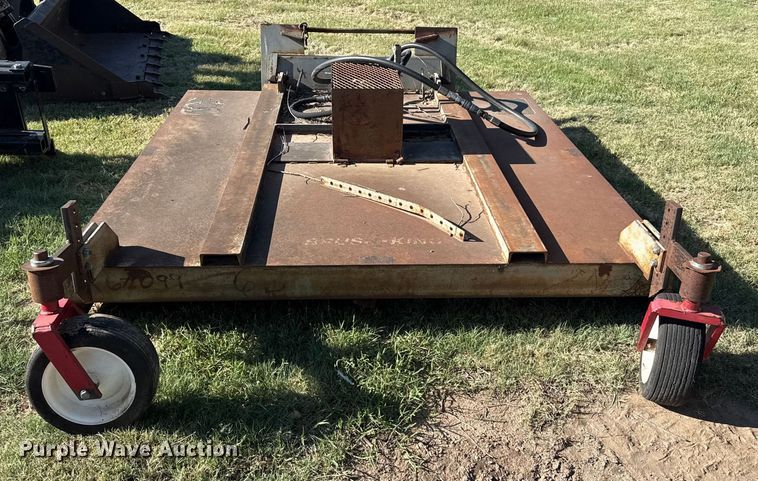 image for item DZ8937 Brush King skid steer rotary mower