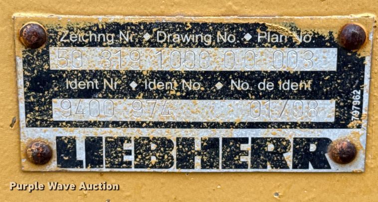 image for item DZ8952 Liebherr dozer blade