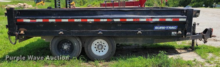image for item EA2486 2015 Sure-Trac ST9614HLODOD-B-140 dump trailer