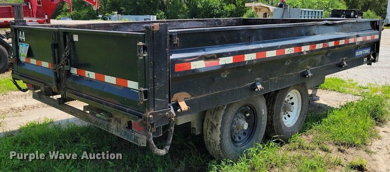 image for item EA2486 2015 Sure-Trac ST9614HLODOD-B-140 dump trailer