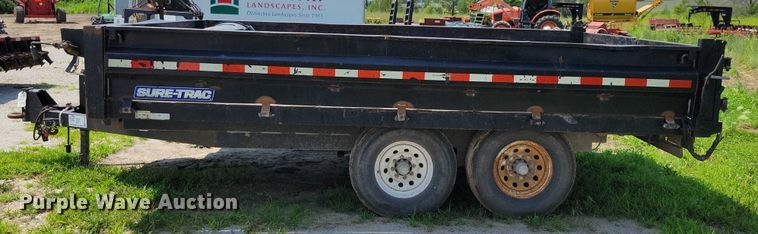 image for item EA2486 2015 Sure-Trac ST9614HLODOD-B-140 dump trailer