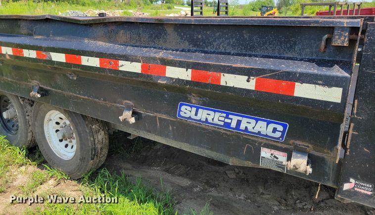 image for item EA2486 2015 Sure-Trac ST9614HLODOD-B-140 dump trailer