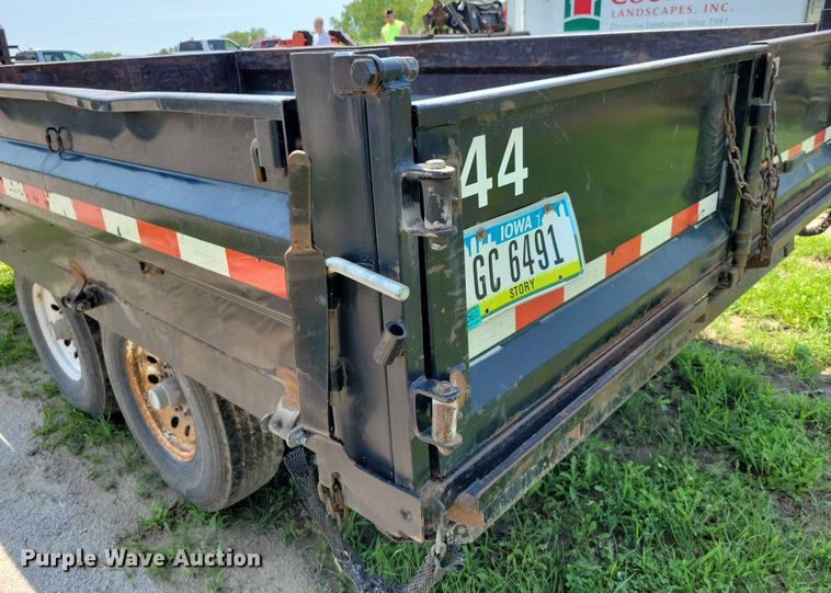 image for item EA2486 2015 Sure-Trac ST9614HLODOD-B-140 dump trailer