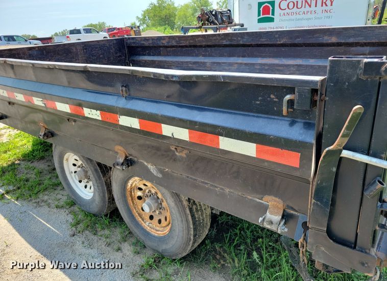 image for item EA2486 2015 Sure-Trac ST9614HLODOD-B-140 dump trailer