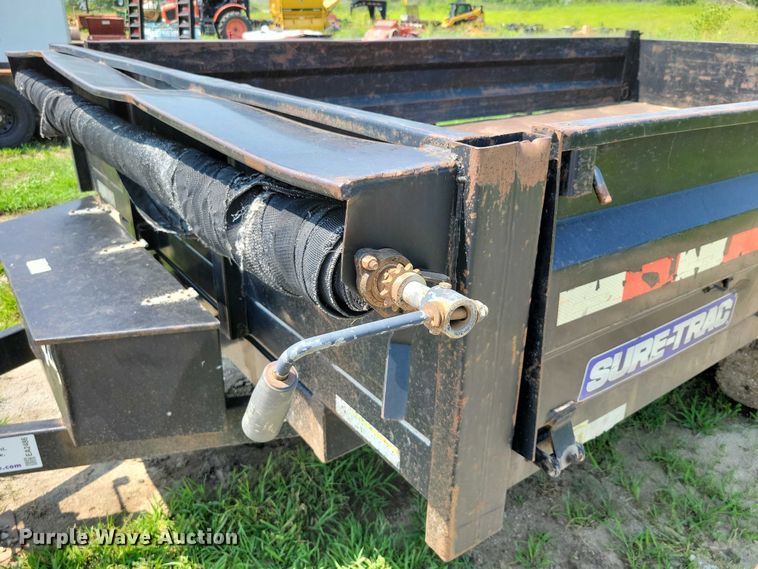 image for item EA2486 2015 Sure-Trac ST9614HLODOD-B-140 dump trailer