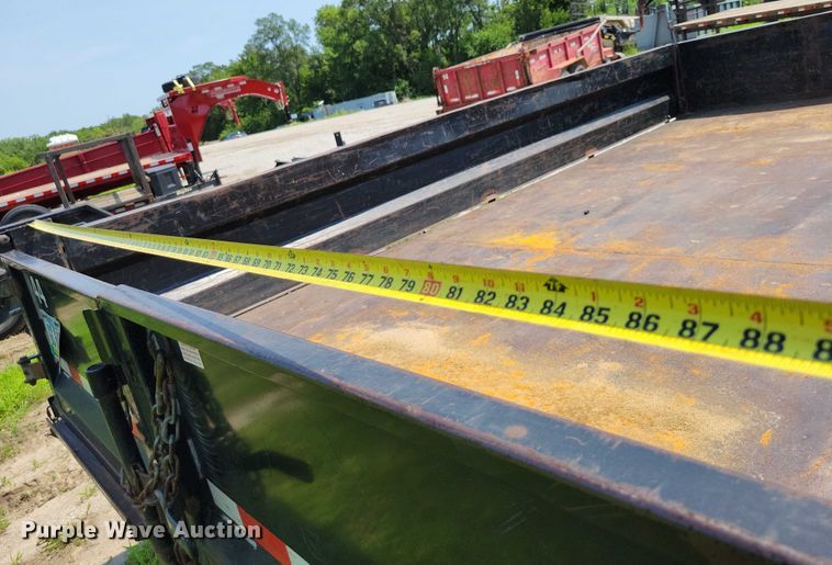 image for item EA2486 2015 Sure-Trac ST9614HLODOD-B-140 dump trailer