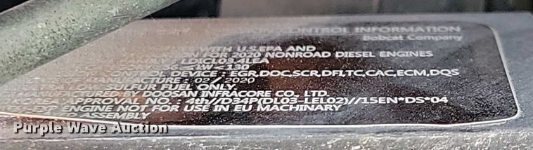 image for item EA2526 2020 Bobcat  T770 tracked skid steer loader