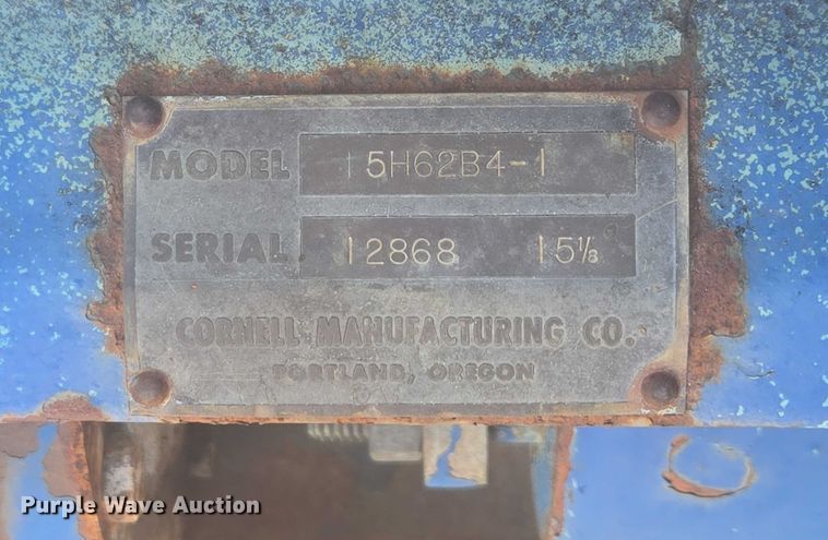 image for item EB0993 Cornell 15H62B4-1 pump 