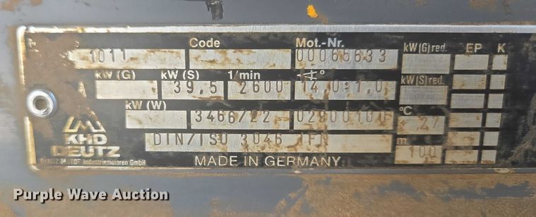 image for item EB0997 1995 Atlas Copco XAS 90 air compressor