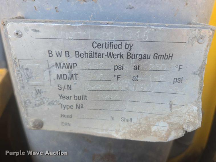 image for item EB0997 1995 Atlas Copco XAS 90 air compressor