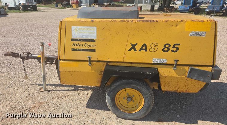 image for item EB0998 1988 Atlas Copco XAS85 air compressor