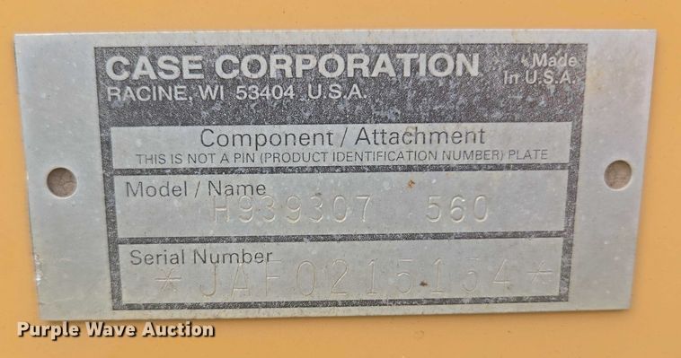 image for item EB1023 1996 Case 460 trencher