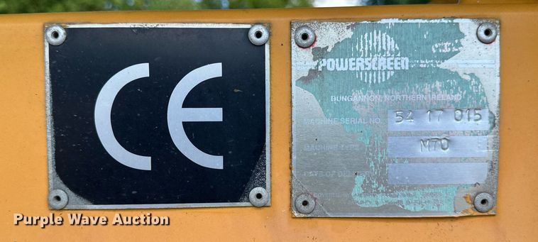 image for item EB2924 Power screen  M 70  conveyor