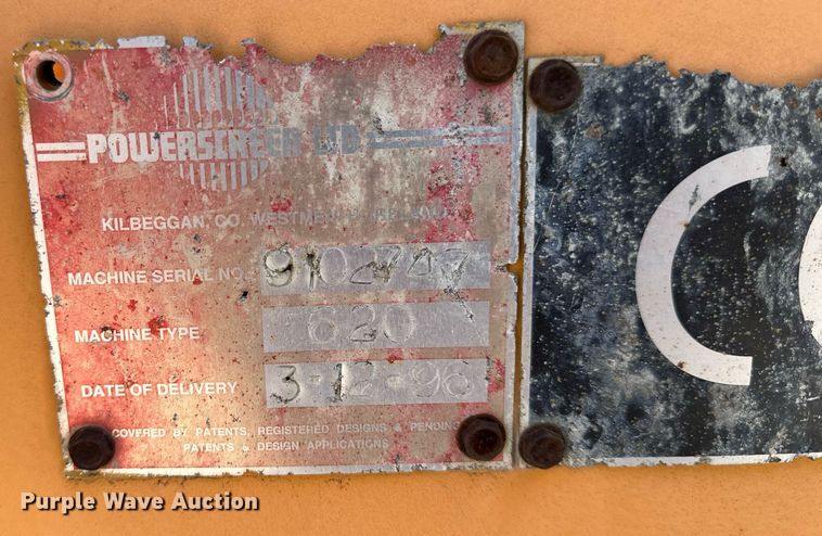 image for item EB2939 1997 Powerscreen 620 trommel screen