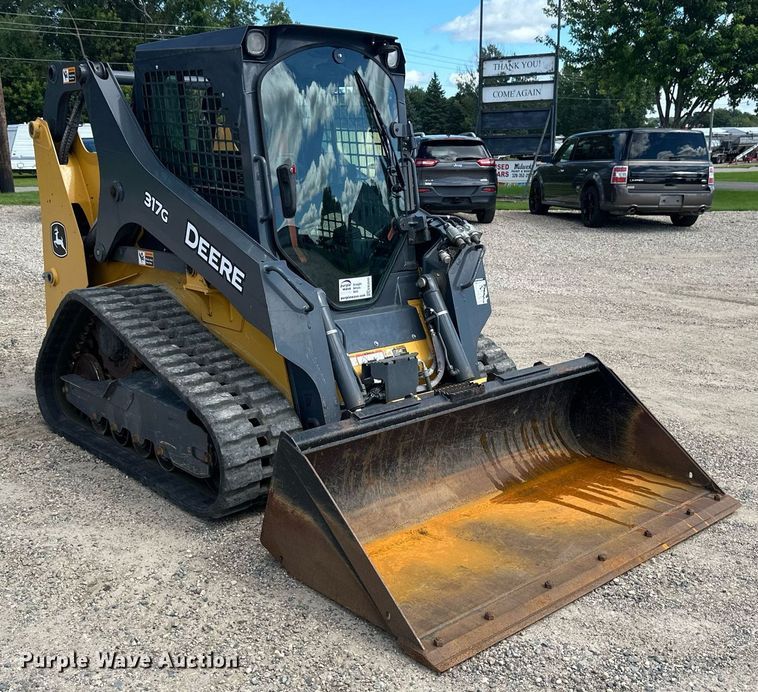 MINI CARGADOR SOBRE ORUGAS 2019 JOHN DEERE 317G