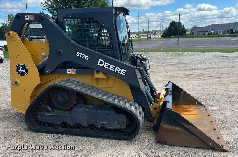 MINI CARGADOR SOBRE ORUGAS 2019 JOHN DEERE 317G