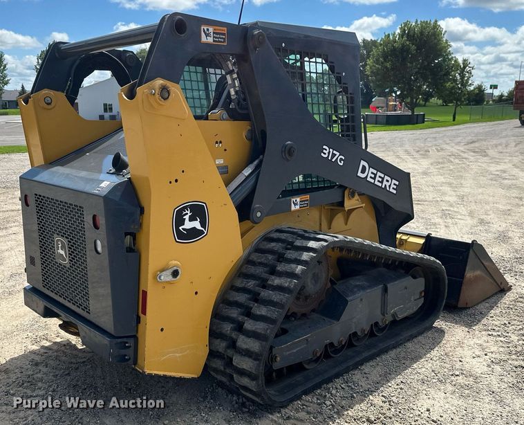 MINI CARGADOR SOBRE ORUGAS 2019 JOHN DEERE 317G