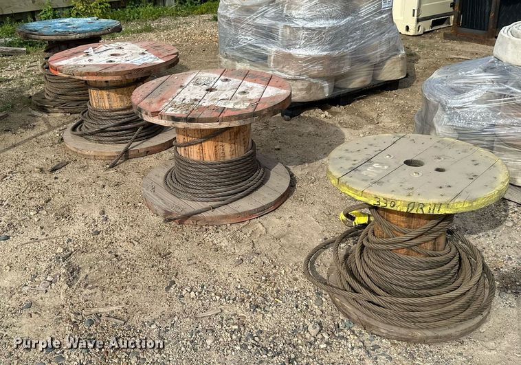 image for item EB2946 4partial spools of cable (4) rolls of cable