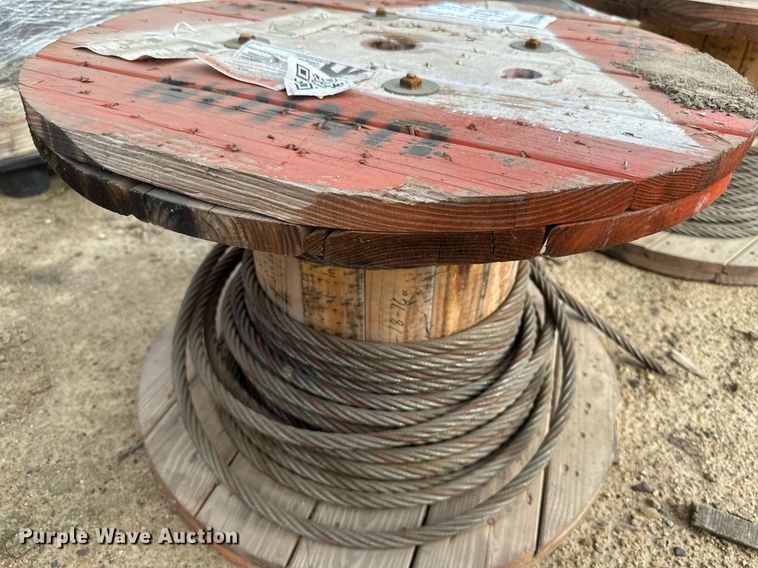 image for item EB2946 4partial spools of cable (4) rolls of cable