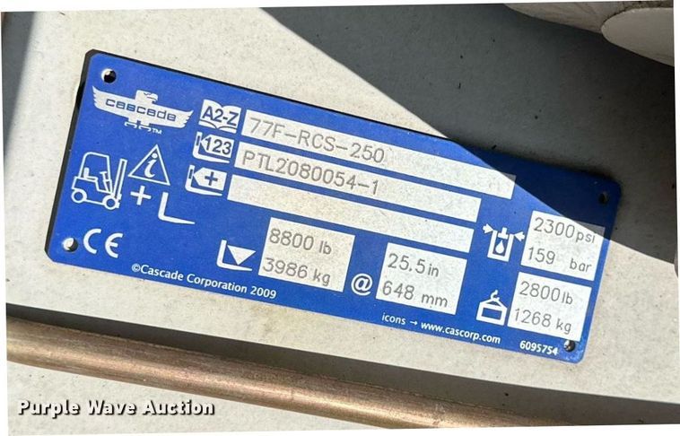 image for item EB2959 Cascade forklift clamp