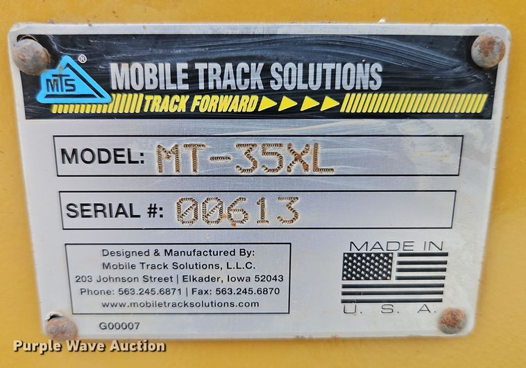 image for item EB8246 2013 MTS MT-35XL scraper