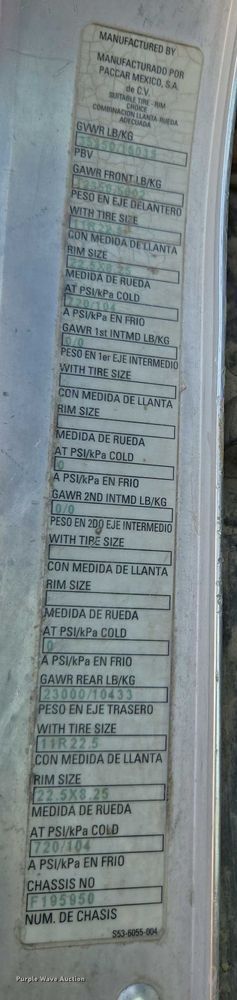 image for item EC1129 2013 Peterbilt 320 street sweeper truck