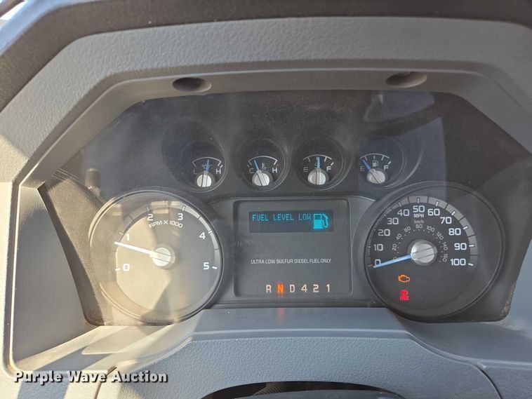 image for item EC1130 2013 Ford F750 Super Duty flatbed truck