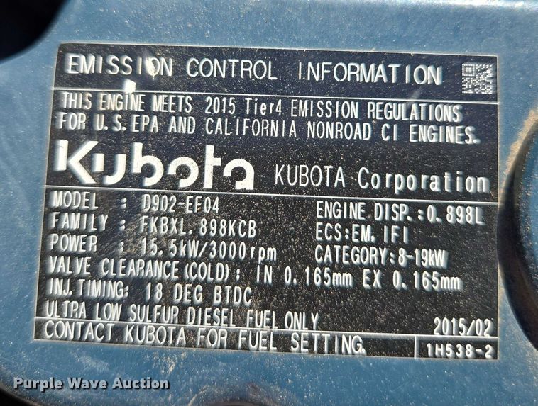 image for item EC1132 2015 Wacker Neuson Roller RT trench compactor