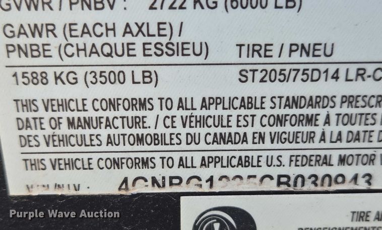 image for item EC1133 2013 Multiquip 45 generator