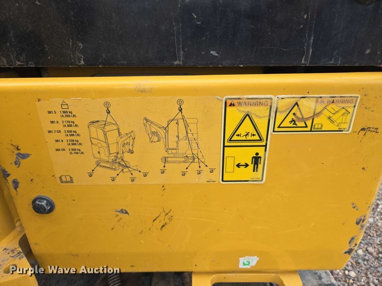 image for item EC1148 2020 Caterpillar 301.8 mini excavator