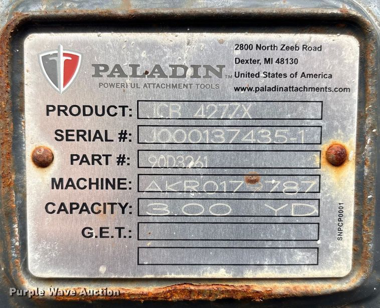 image for item EC4373 2019 JCB 427ZXT4F wheel loader