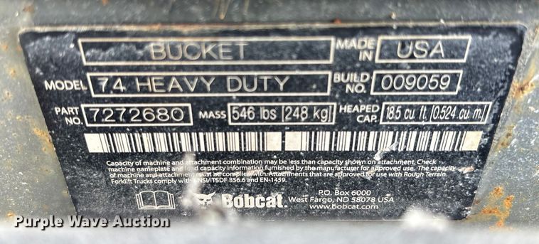 image for item EC4401 2020 Bobcat S66 R Series skid steer loader