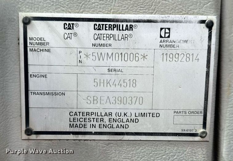 image for item ED1479 1997 Caterpillar TH63 telehandler