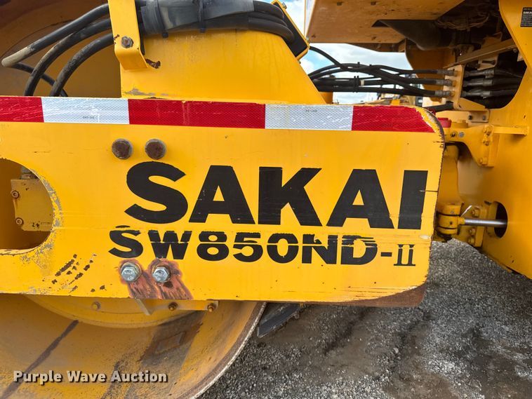 image for item ED1482 2017 Sakai SW850ND-II double drum vibratory roller